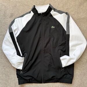 Mens Lacoste Sport Light Track Jacket Windbreaker Size 5 or Large Like NEW